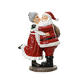 Kerstpaar | polyresin | rood | 20cm
