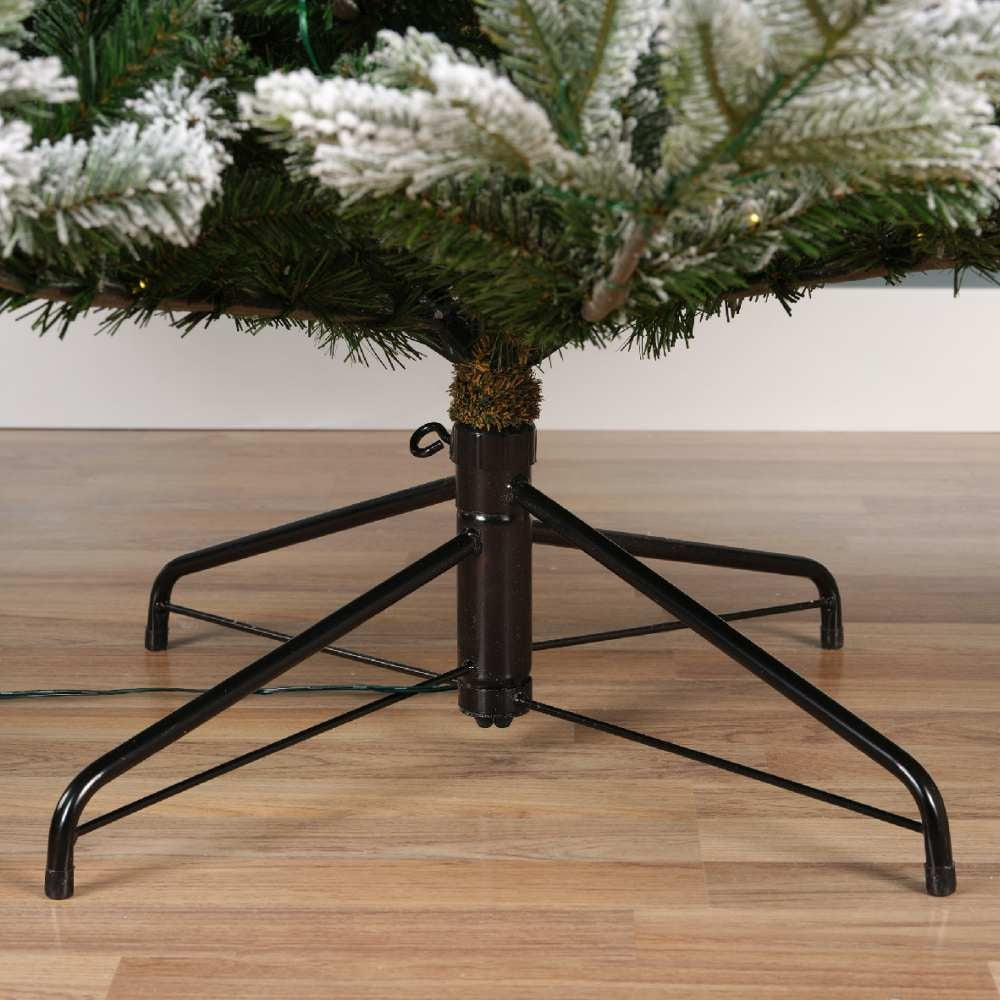 Grandis Fir Snowy kunstkerstboom 240ø162cm | wit/met sneeuw met 700 LED lampjes