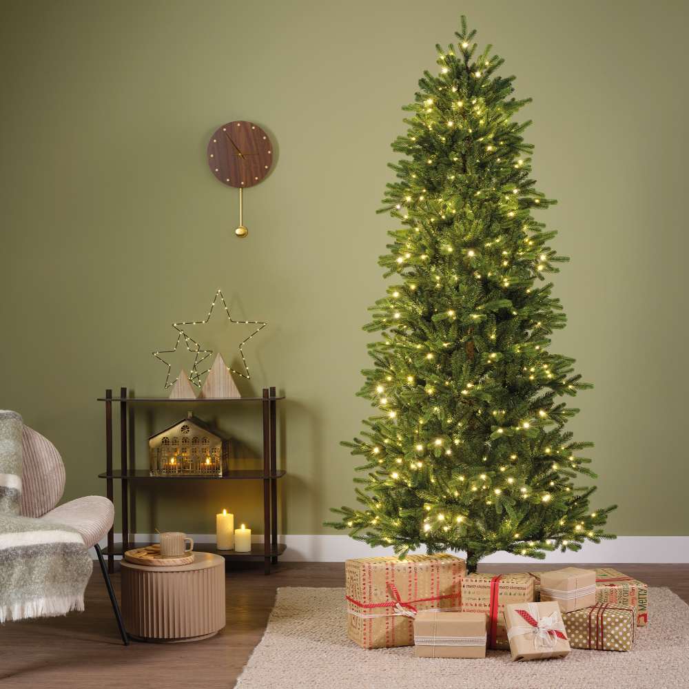Greenland Fir kunstkerstboom 210xø101cm | groen met 540 LED lampjes