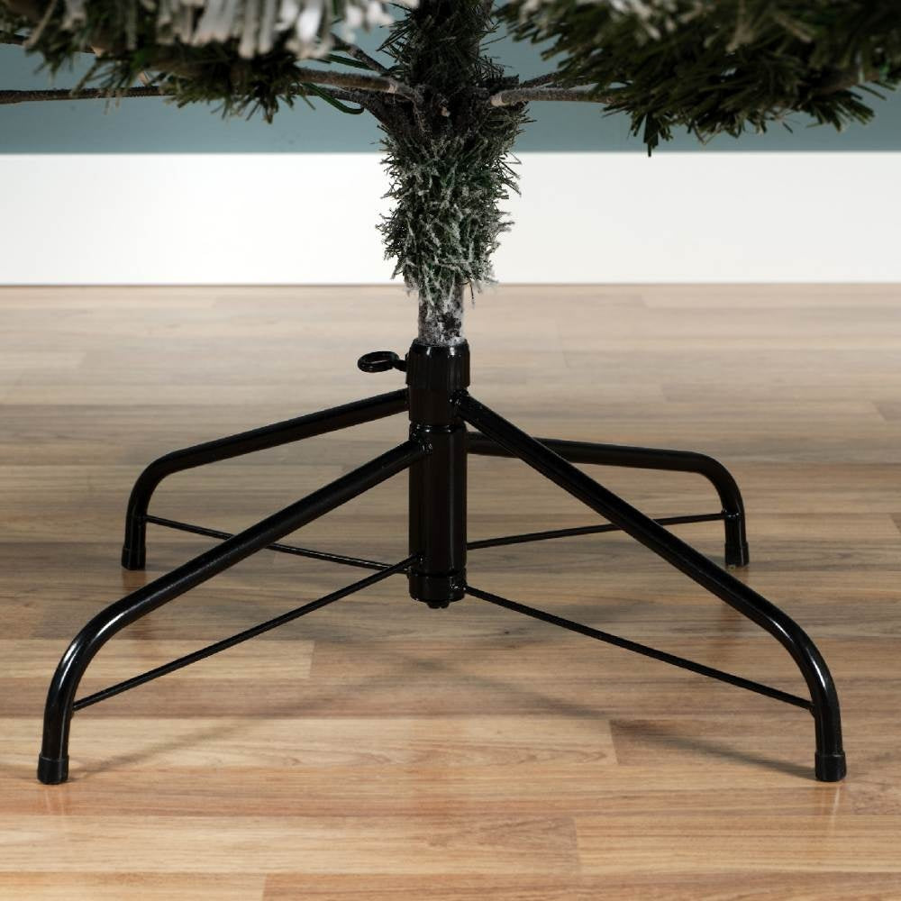 Imperial Pine kunstkerstboom 180xø117cm | wit/met sneeuw met 260 LED lampjes