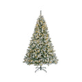Canada Spruce kunstkerstboom 180xø117cm | groen met bevroren details | 320 LED lampjes