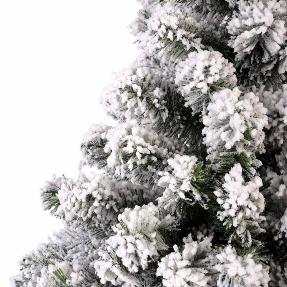Imperial Pine kunstkerstboom 150xø97cm | wit/met sneeuw