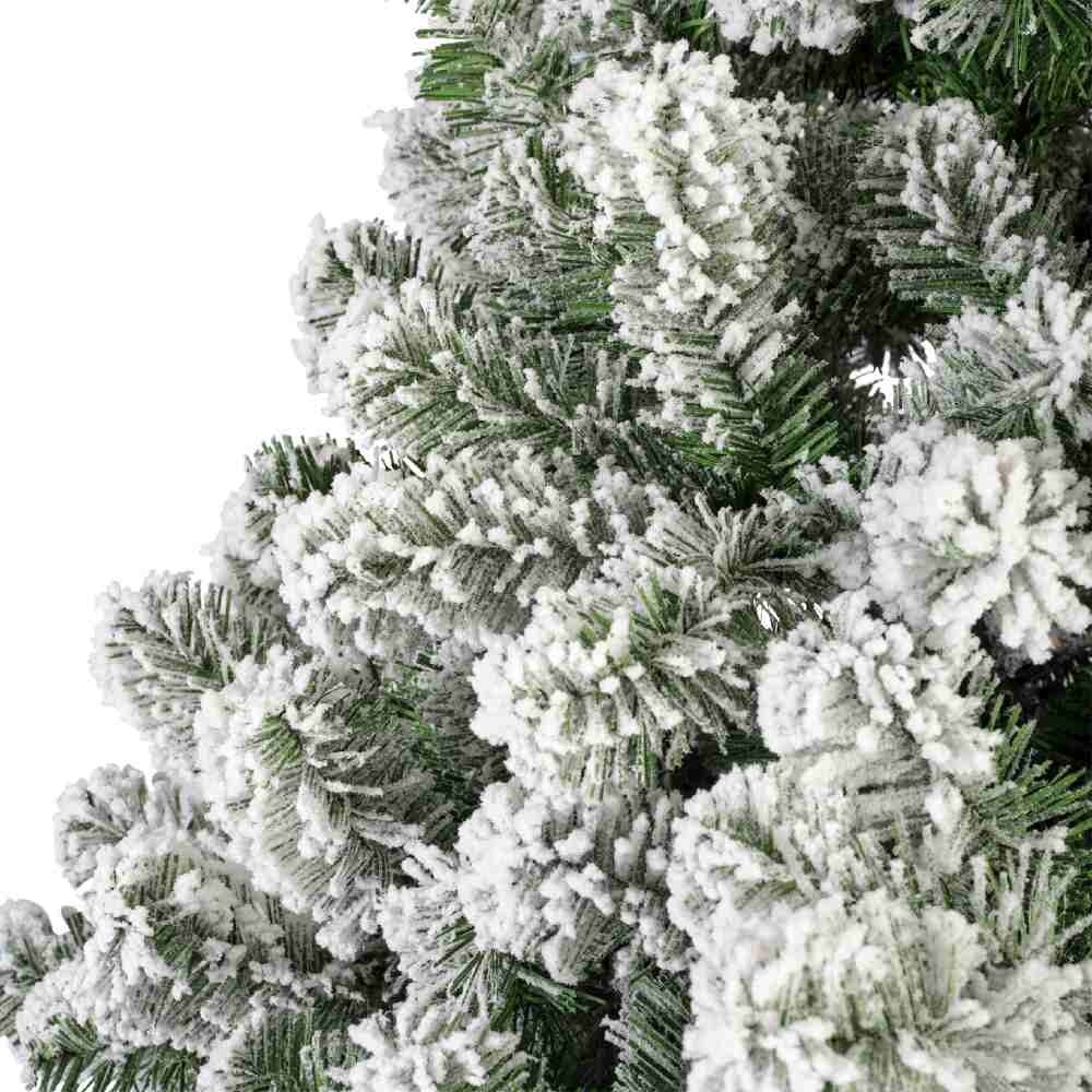 Imperial Pine kunstkerstboom 180xø117cm | wit/met sneeuw
