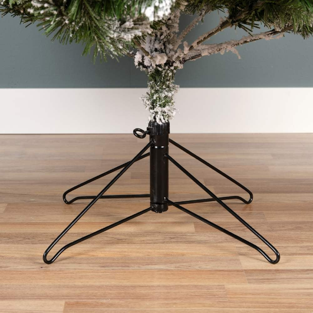 Imperial Pine kunstkerstboom 210xø137cm | wit/met sneeuw