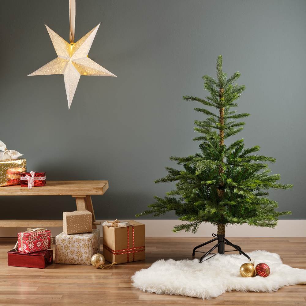 Grandis Fir kunstkerstboom 120xø91cm | groen