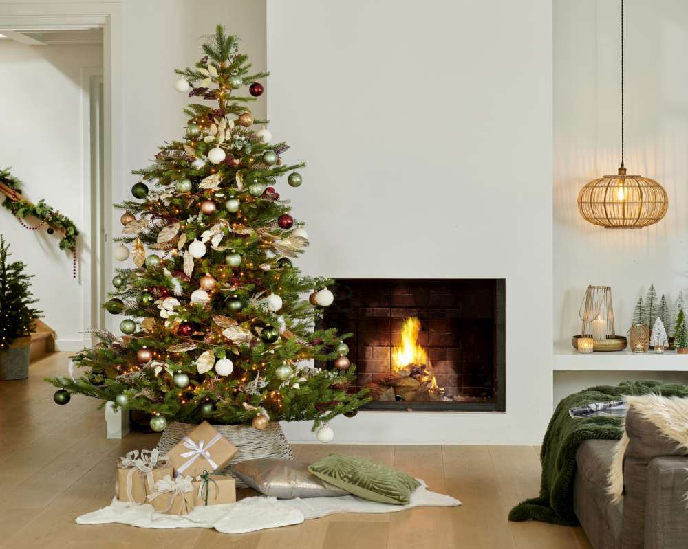 Grandis Fir kunstkerstboom 120xø91cm | groen