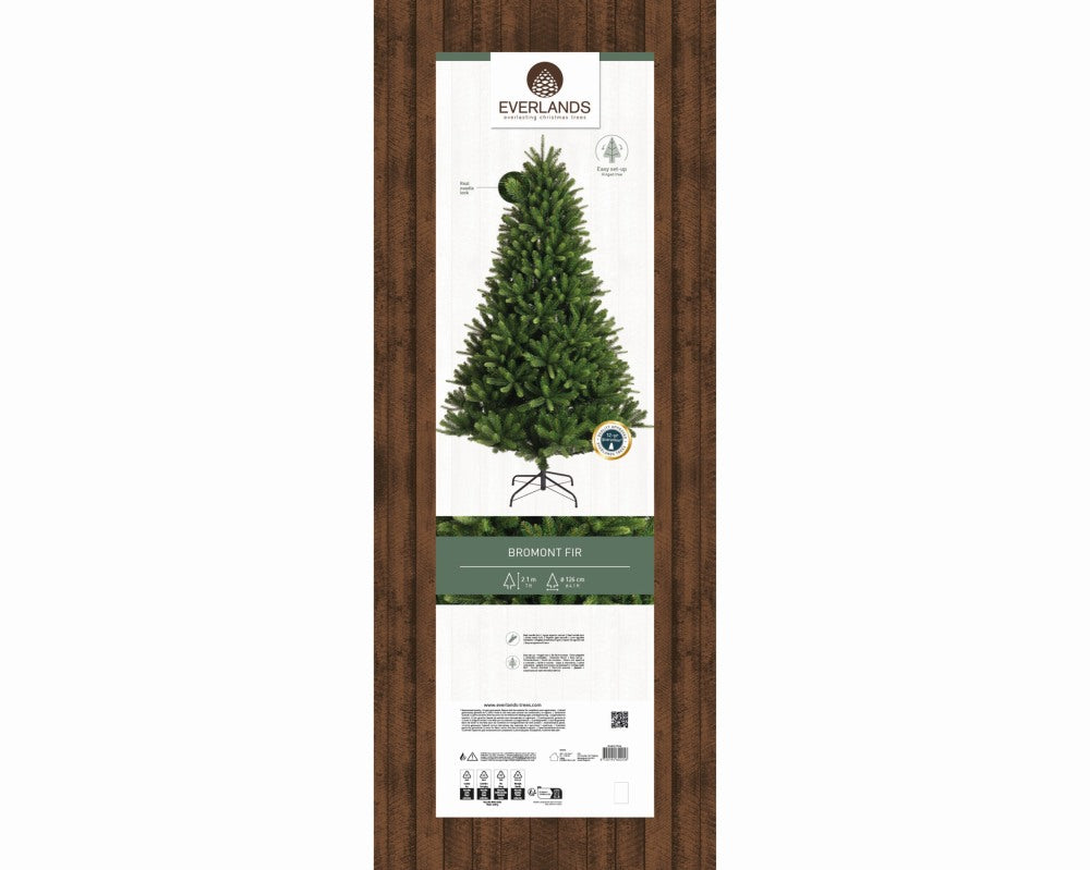 Bromont Fir kunstkerstboom 210xø126cm | groen