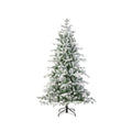 Balsamea Fir kunstkerstboom 210xø130cm | wit/met sneeuw