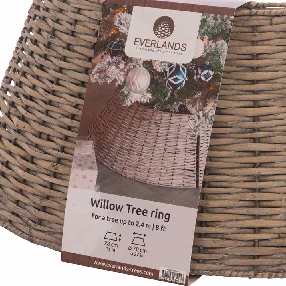 Boomring grijs | wilg | D70 x H28 cm