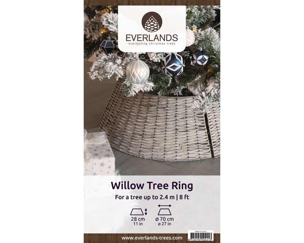 Boomring grijs | wilg | D70 x H28 cm