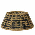 Boomring bruin/zwart | zeegras | D70 x H28 cm