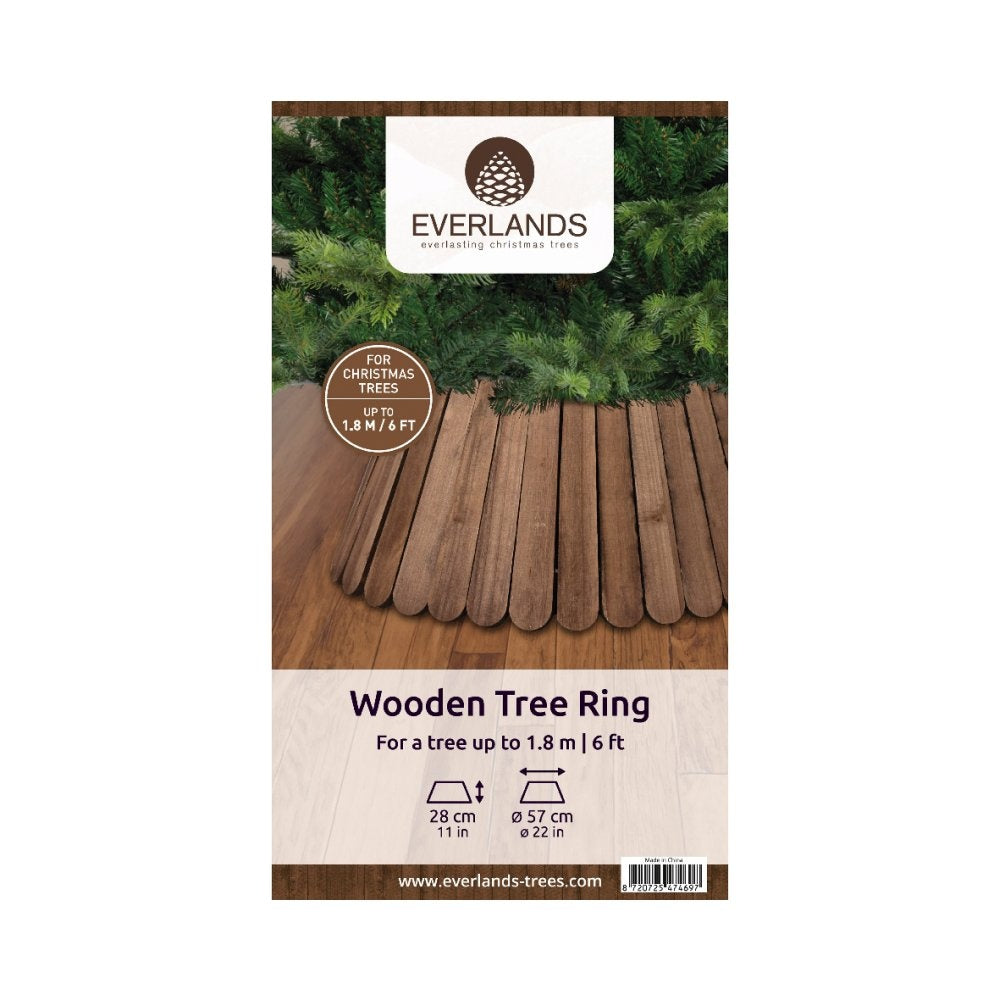 Boomring | donker hout | D57 x H28 cm