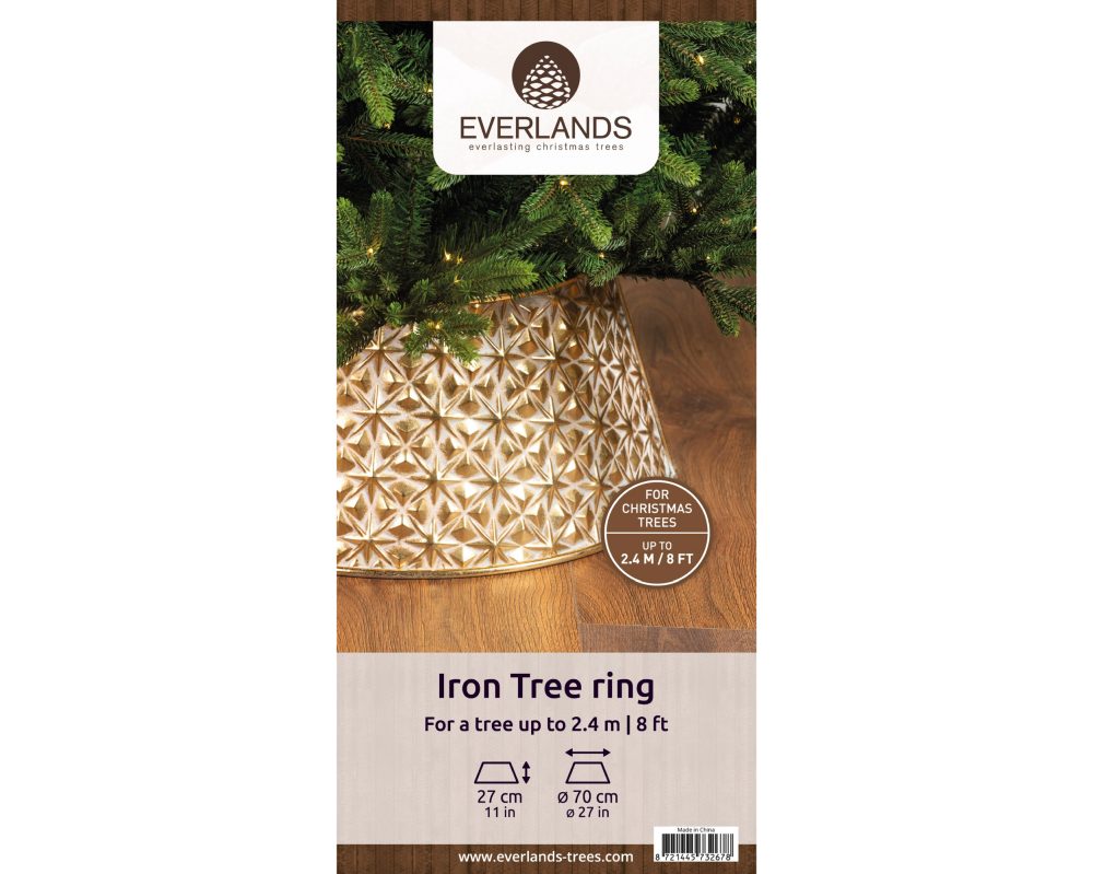 Boomring goud antiek | ijzer | D70 x H27 cm