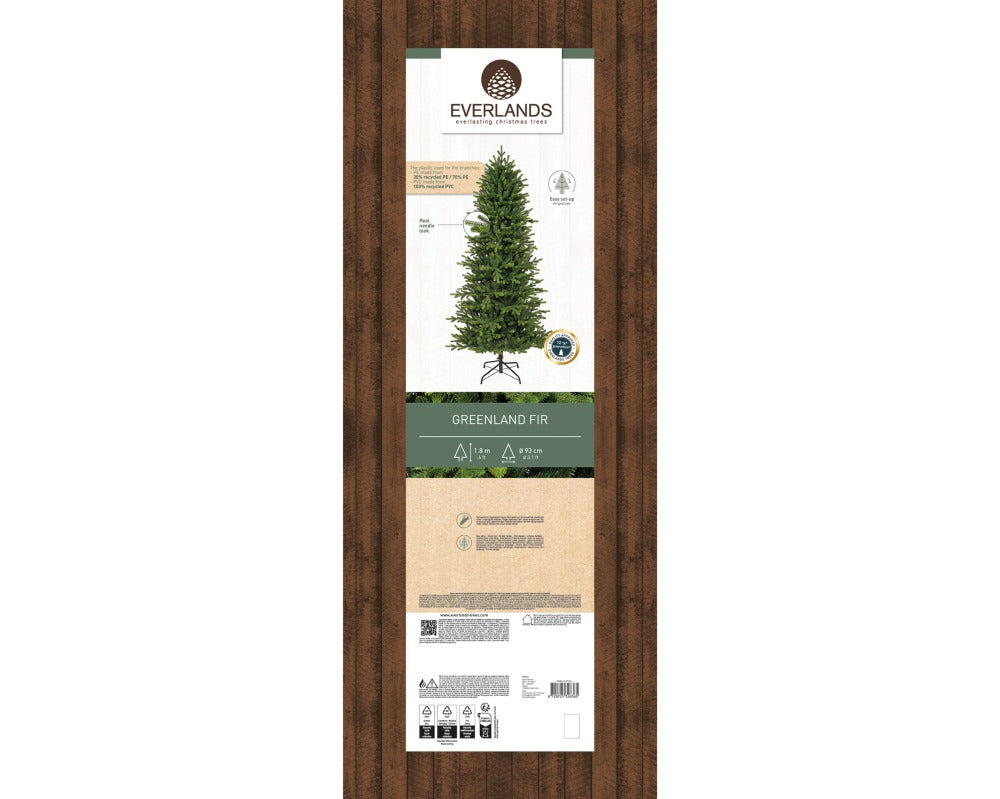 Greenland Fir kunstkerstboom 180xø93cm | groen
