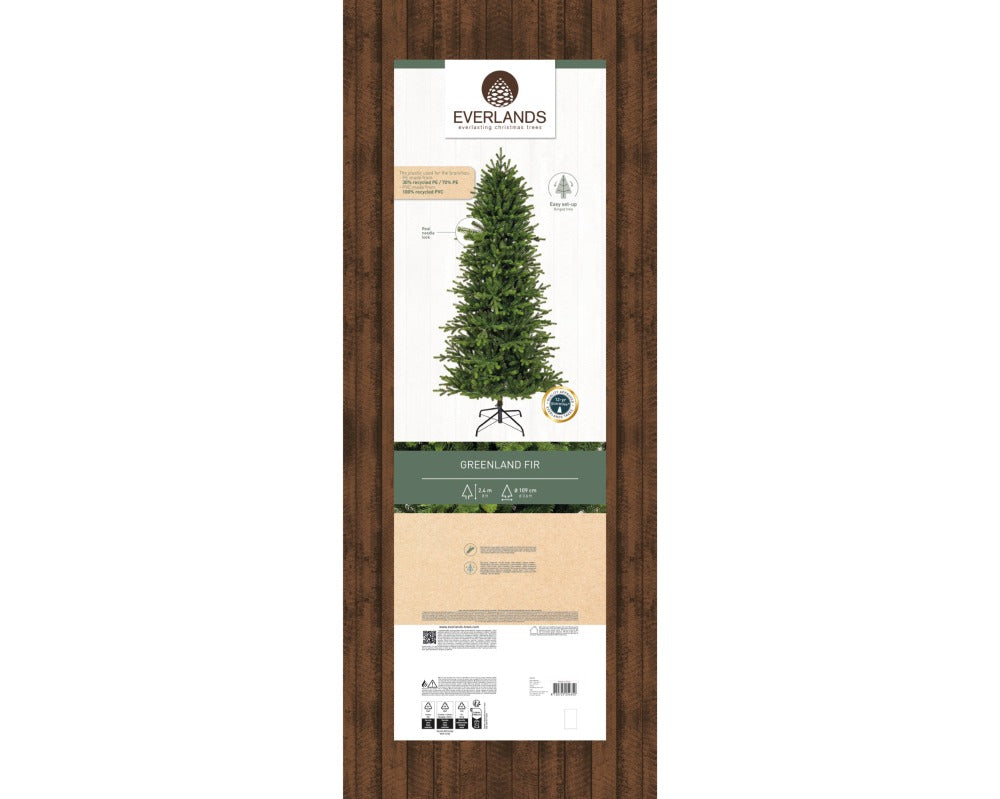 Greenland Fir kunstkerstboom 240xø109cm | groen