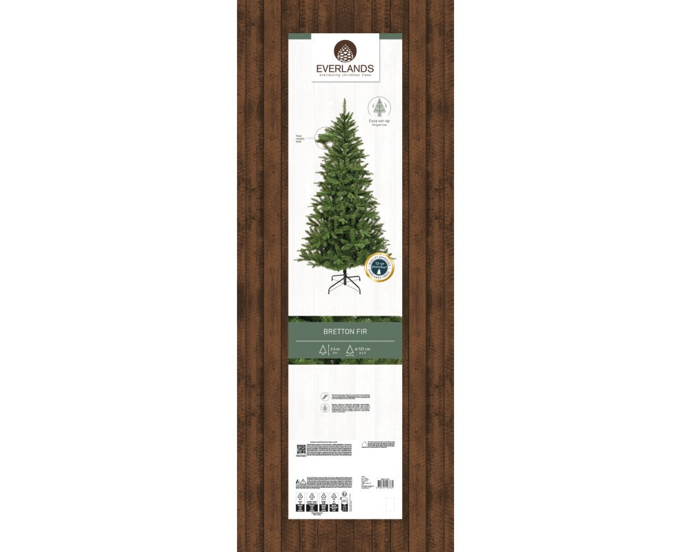 Bretton Fir kunstkerstboom 240xø121cm | groen