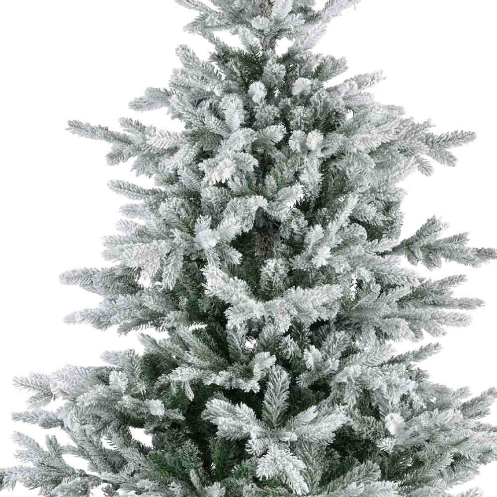 Grandis Fir kunstkerstboom 300xø182cm | wit/met sneeuw