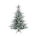 Grandis kunstkerstboom 450xø250cm | wit/met sneeuw