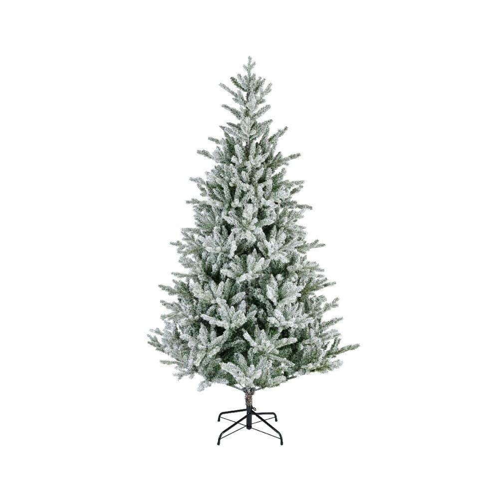 Allison Pine kunstkerstboom 450xø236cm | wit/met sneeuw