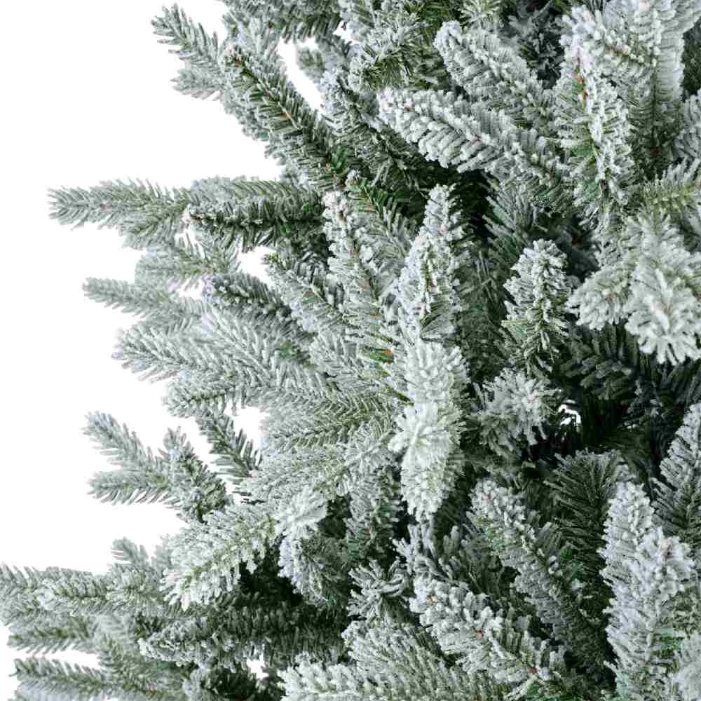 Allison Pine kunstkerstboom 450xø236cm | wit/met sneeuw