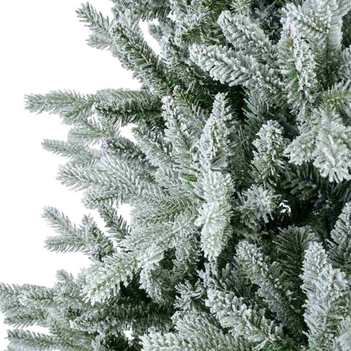 Allison Pine kunstkerstboom 450xø236cm | wit/met sneeuw