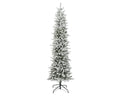 Slim Fir Snowy kunstkerstboom 240xø73cm | wit/met sneeuw