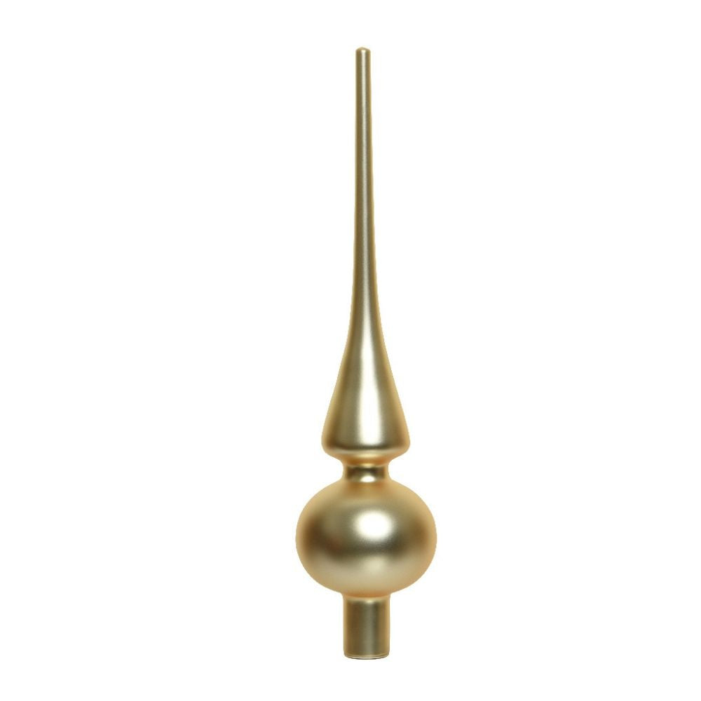 Piek van glas | mat | licht goud | 26cm