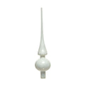 Piek van glas | glanzend | winterwit | 26cm