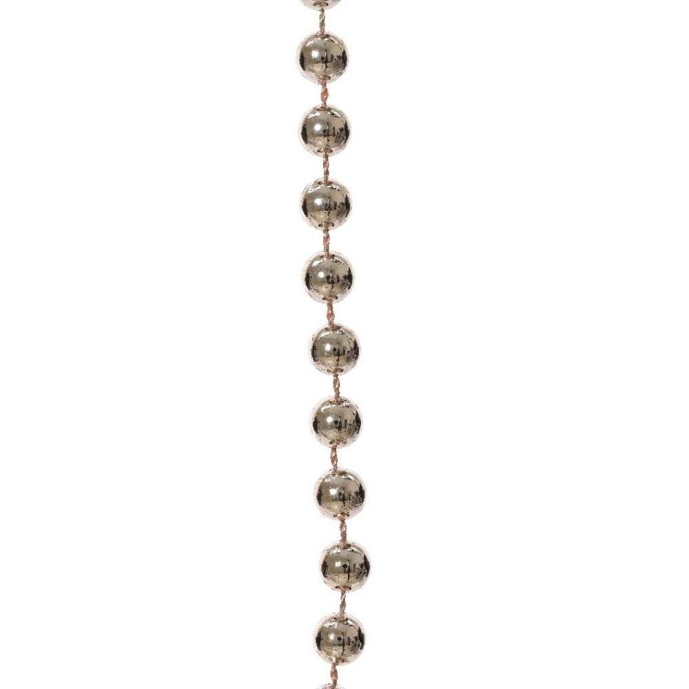 Kralenketting kerstboom | poederroze | 10m