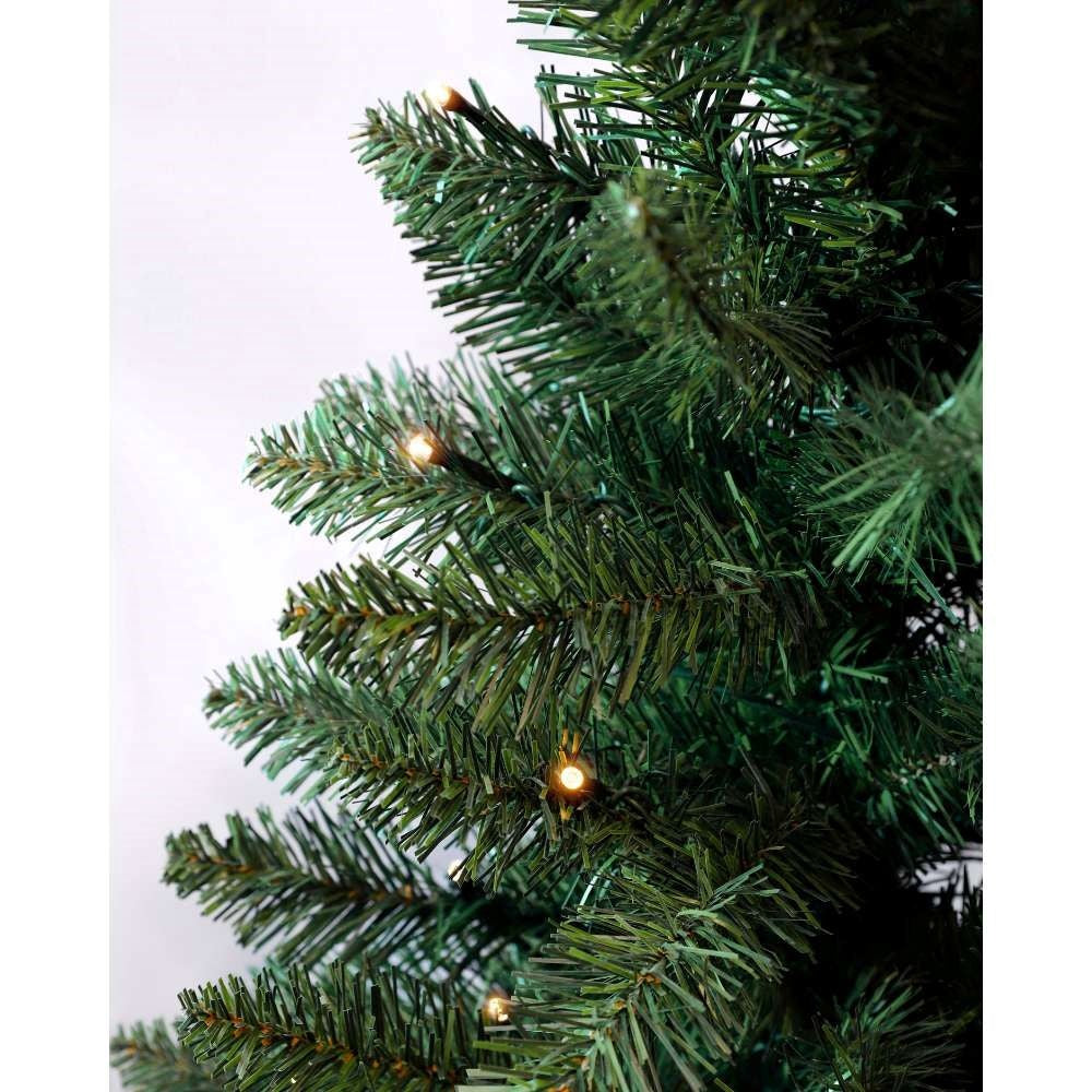 Riverton kerstboompje in pot 90xø58cm | groen met 30 LED lampjes