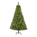 Charlton kunstkerstboom 185xø115cm | groen met 140 LED lampjes