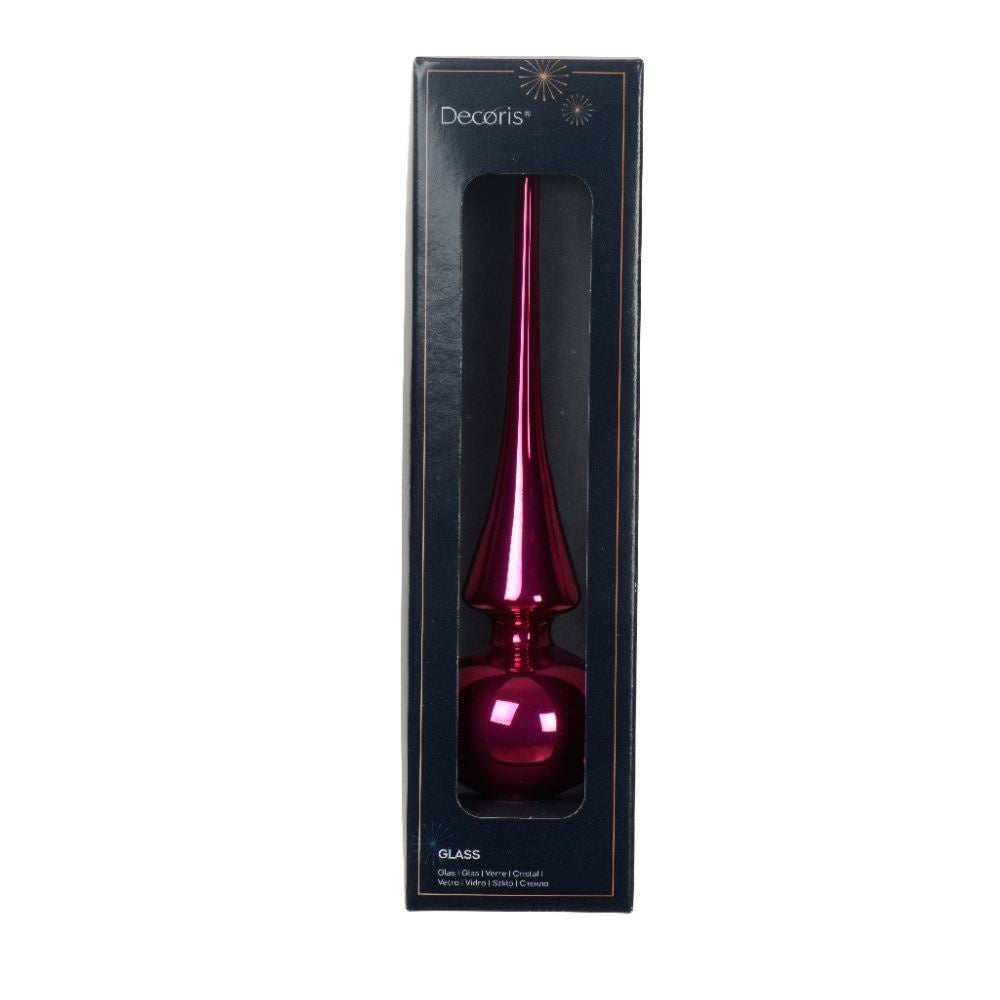Piek van glas | glanzend | granaatappel | 26cm