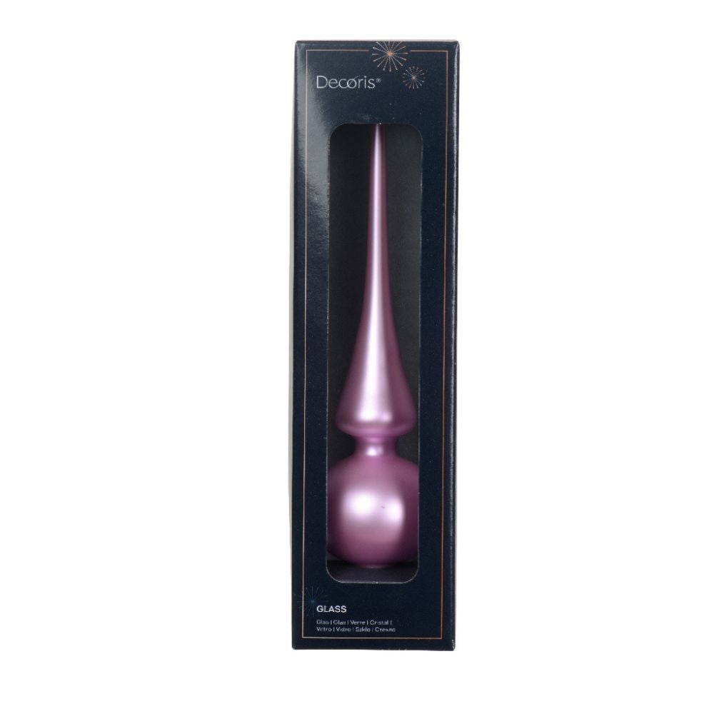 Piek van glas | mat | fris lila | 26cm