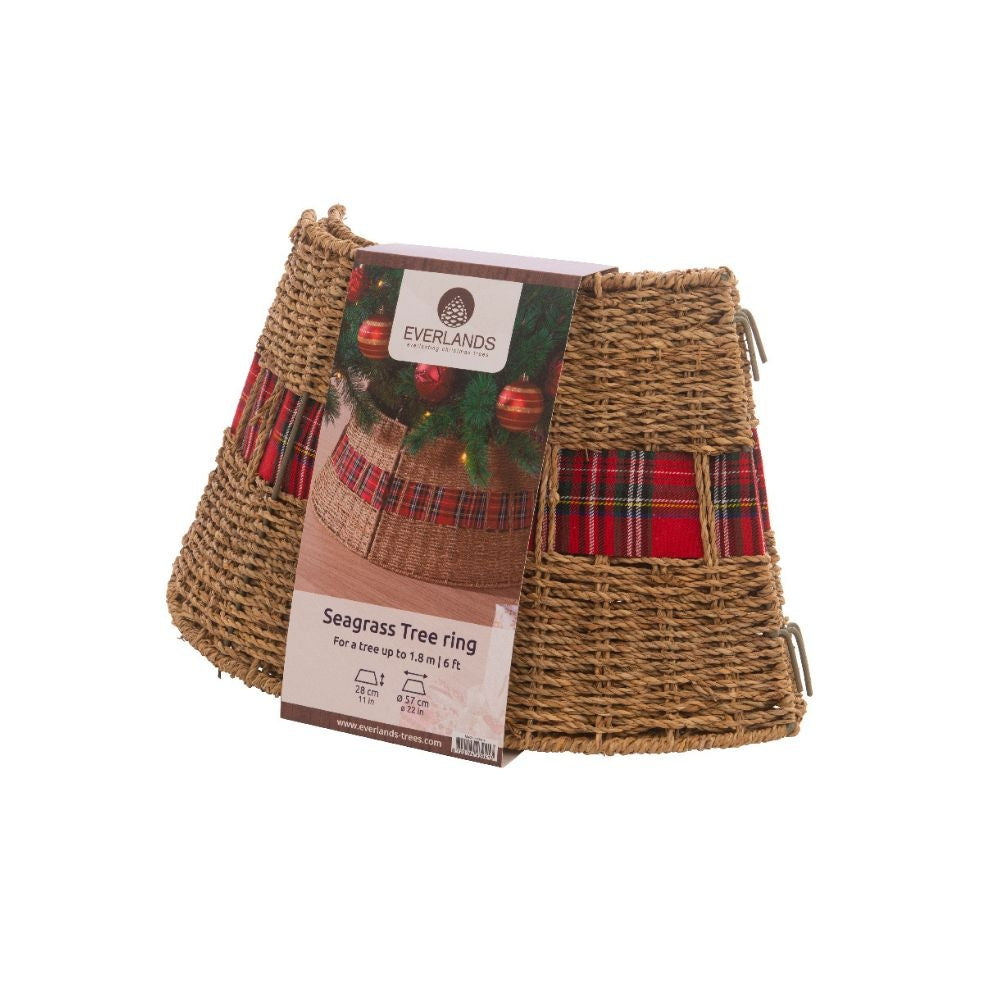 Boomring naturel klassiek | zeegras | D57 x H28cm