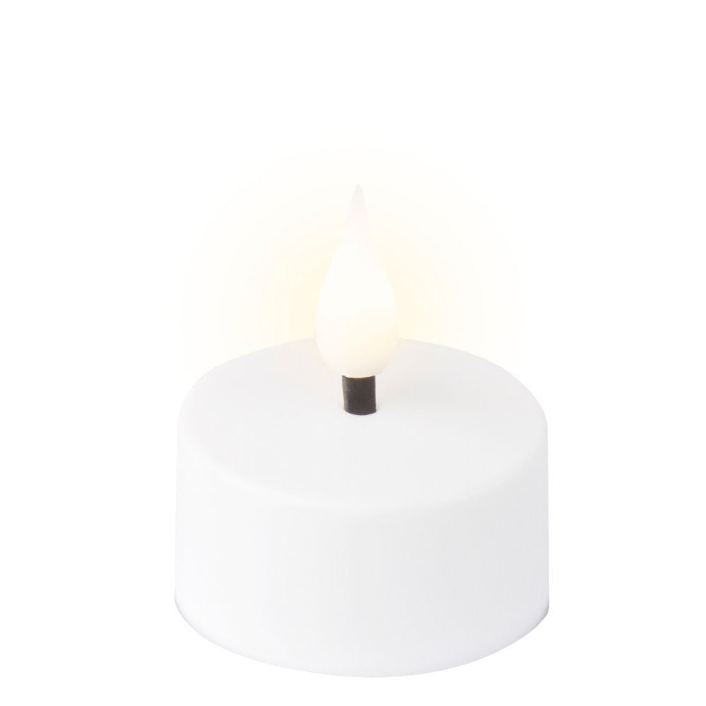 Oplaadbaar theelicht | LED lampje | geschikt voor binnen | set van 8 | 4,5cm