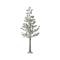 Boom met LED lampjes voor buiten | plastic | groen | warm wit | 210cm