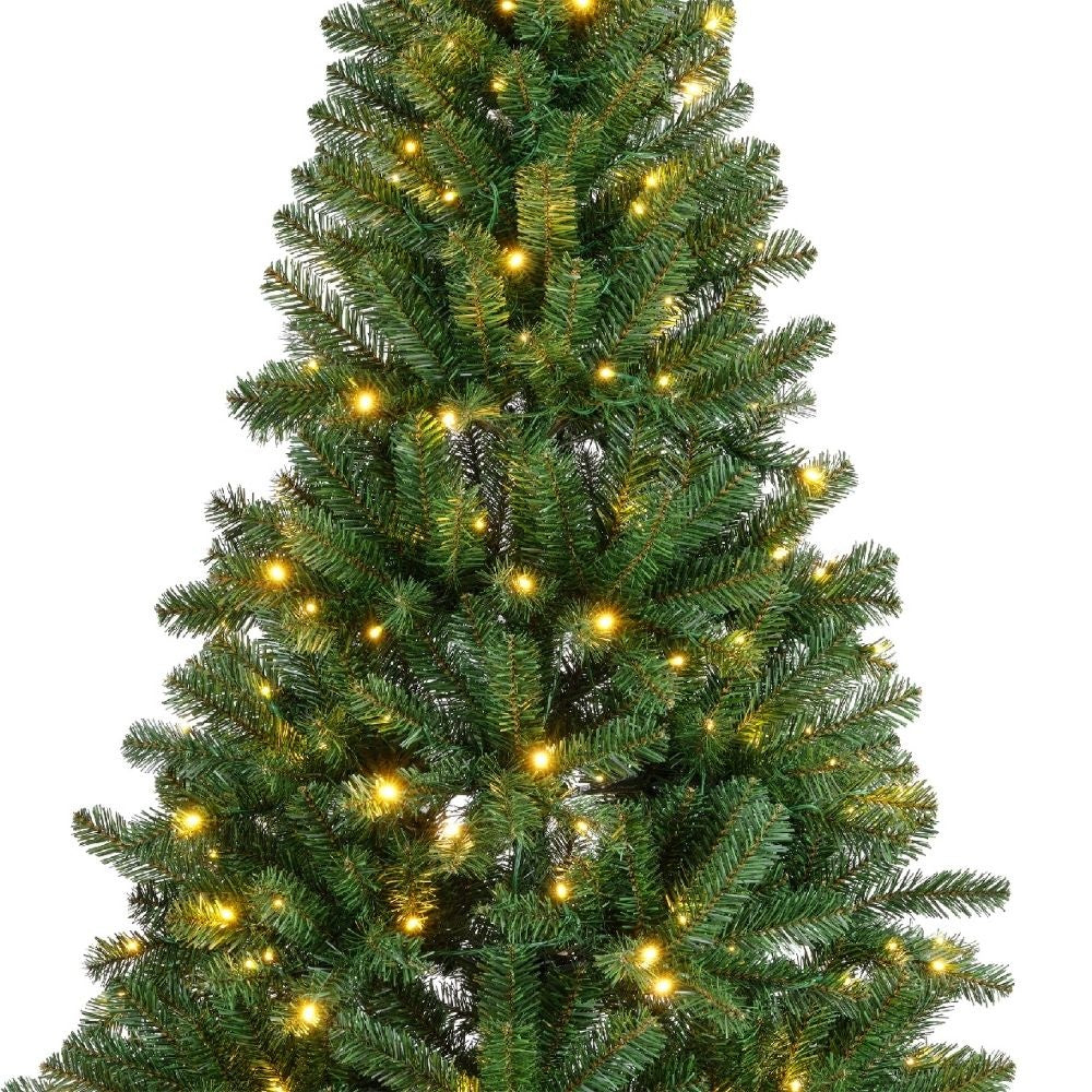 Monarch Pencil kunstkerstboom smal 240xø146cm | groen met 400 LED lampjes