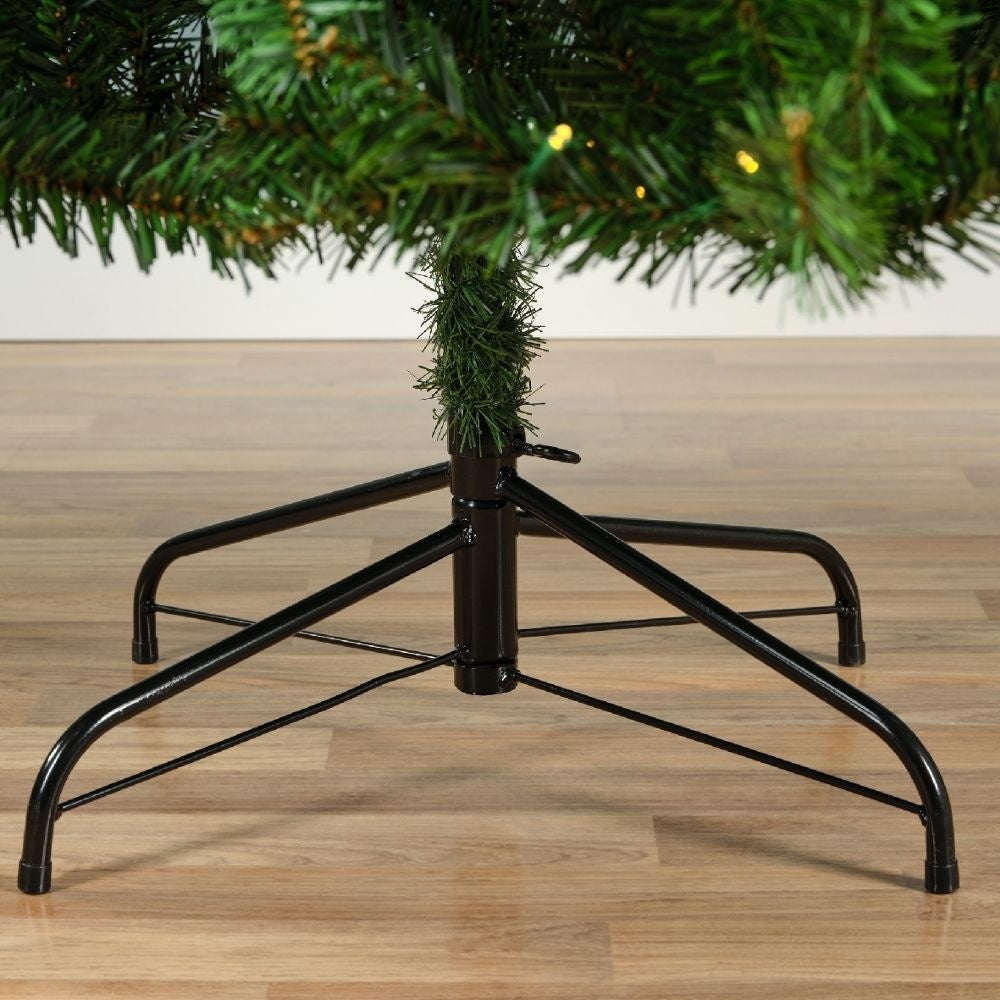 Monarch Pencil kunstkerstboom smal 240xø146cm | groen met 400 LED lampjes