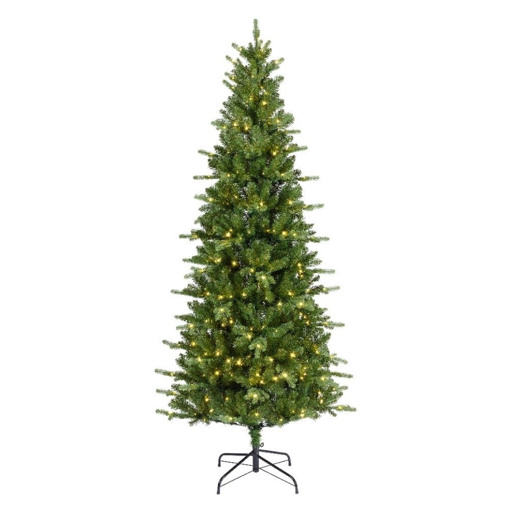 Killington Fir kunstkerstboom smal 240xø113cm | groen met 460 LED lampjes