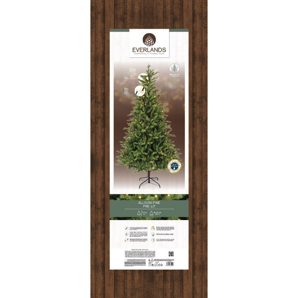 Allison Pine kunstkerstboom 270xø162cm | groen met 720 LED lampjes