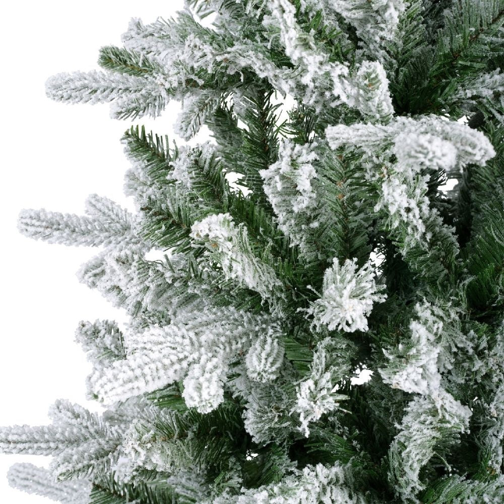 Killington Fir kunstkerstboom smal 150xø83cm | groen/bevroren details