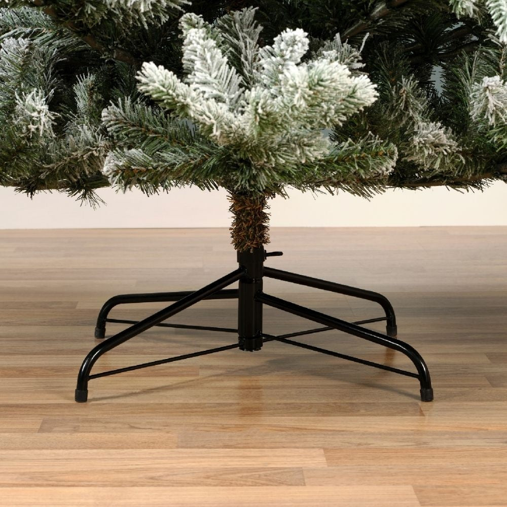 Alba Fir kunstkerstboom 180xø116cm | wit/met sneeuw