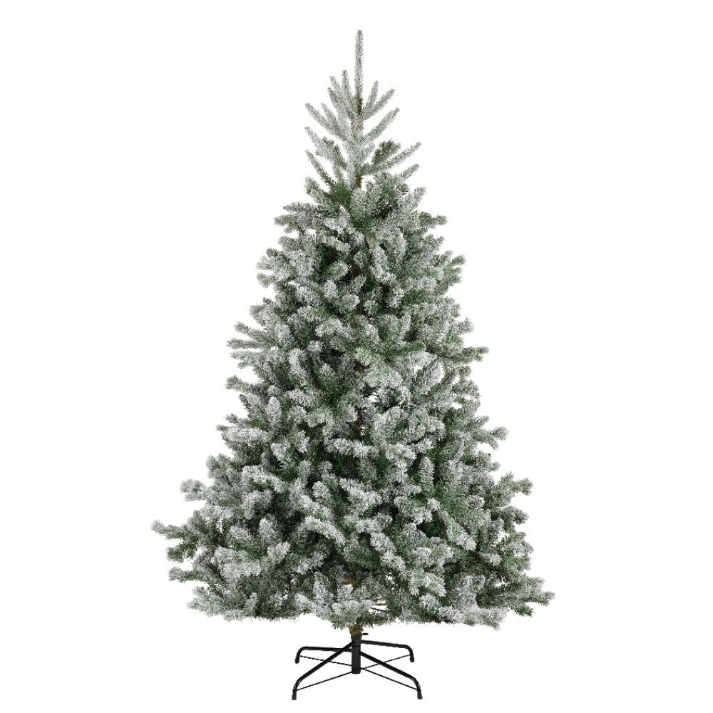 Alba Fir kunstkerstboom 210xø127cm | wit/met sneeuw