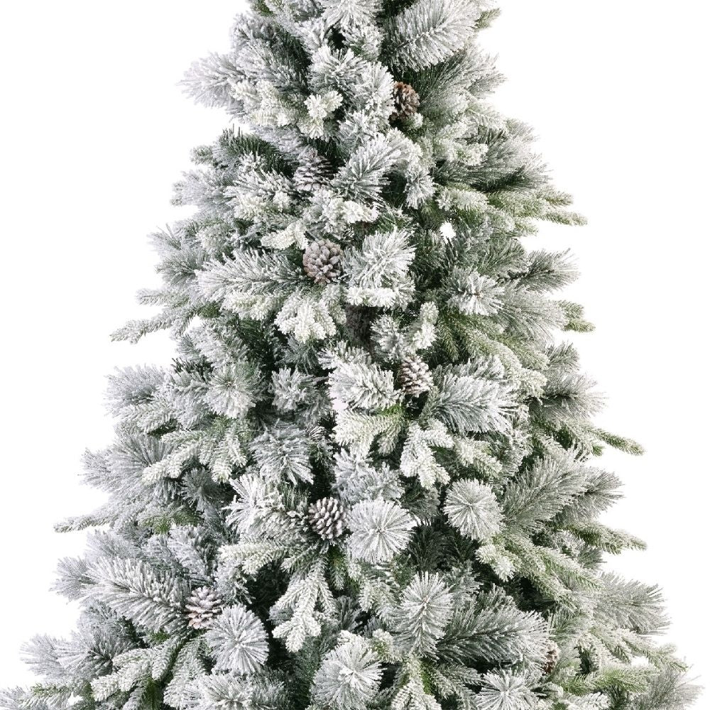 Lausanne Fir Snowy kunstkerstboom 210xø138cm | wit/met sneeuw