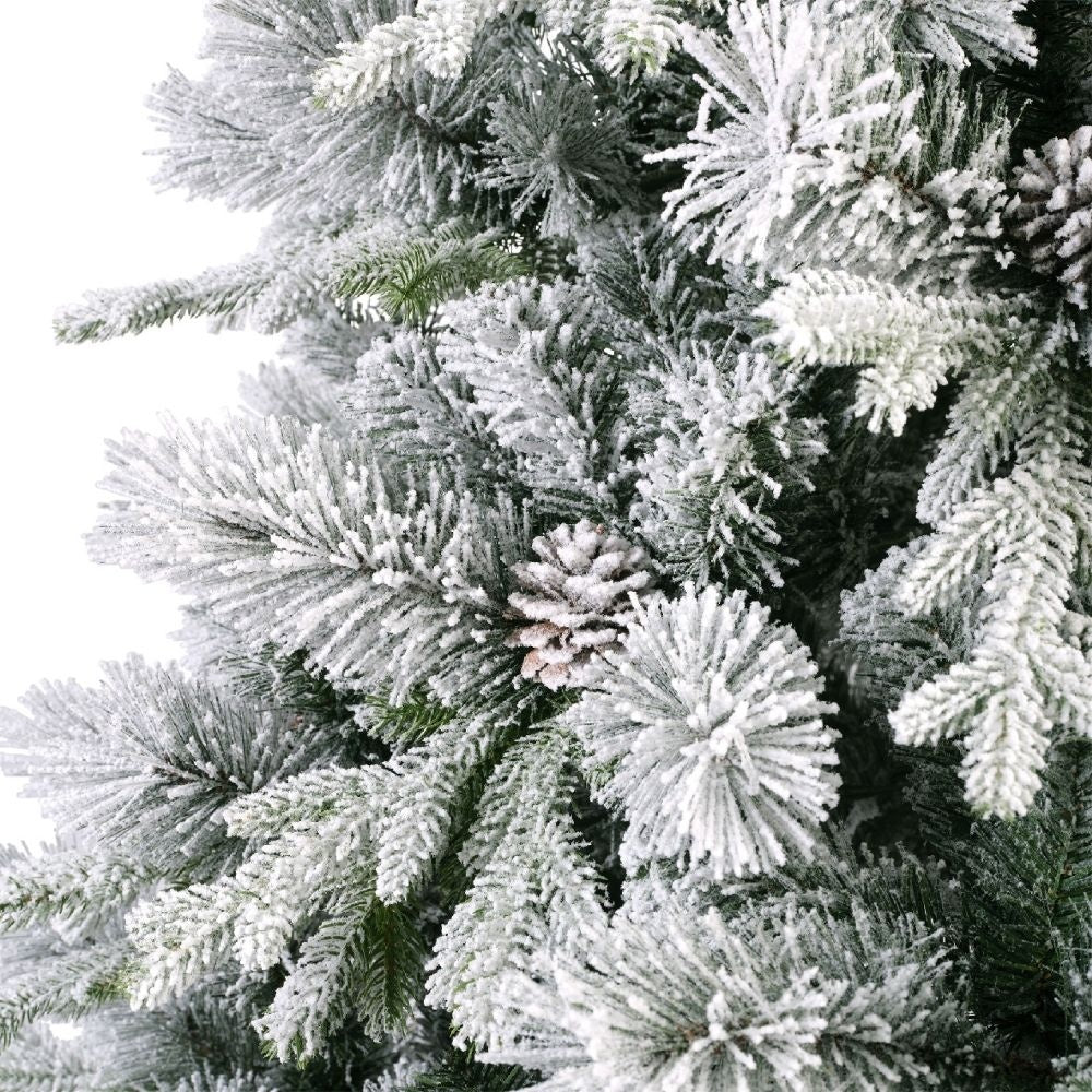 Lausanne Fir Snowy kunstkerstboom 210xø138cm | wit/met sneeuw