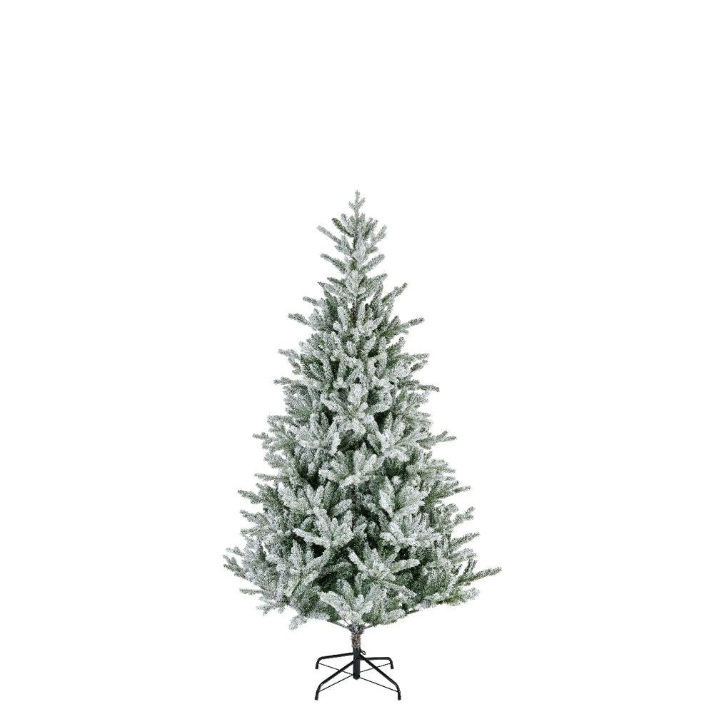 Allison Pine Snowy kunstkerstboom 180xø112cm | wit/met sneeuw