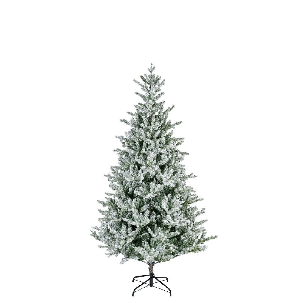 Allison Pine Snowy kunstkerstboom 210xø127cm | wit/met sneeuw
