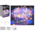 Kerstverlichting cluster zilverdraad | 100 LED lampjes | multicolor | 1 meter