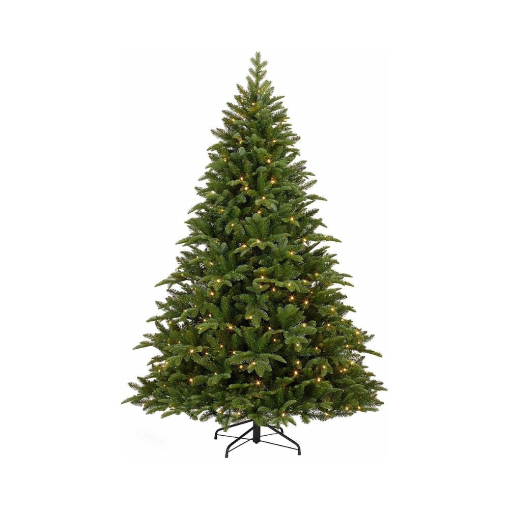 Bolton kunstkerstboom 185xø132cm | groen met 200 LED lampjes
