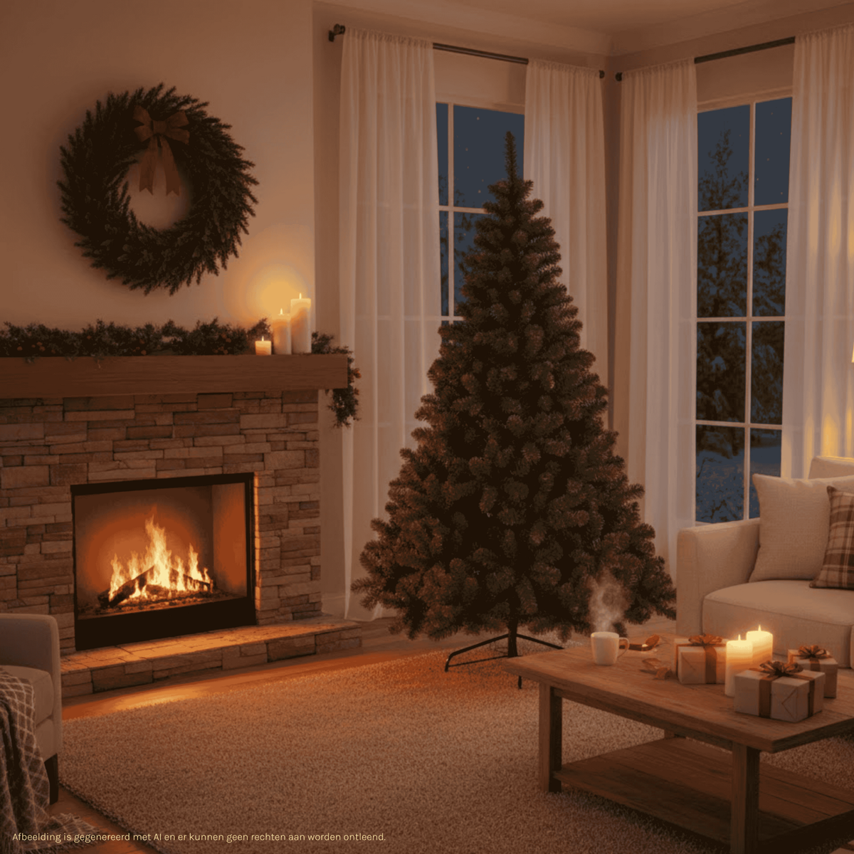 Imperial Pine kunstkerstboom | groen | 210cm